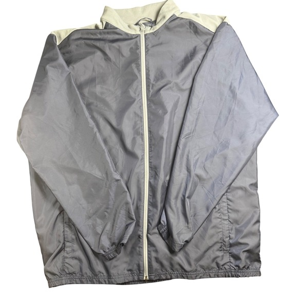 adidas Other - Adidas Golf Windbreaker Jacket Full Zip Lightweight Gray 2XL Mens